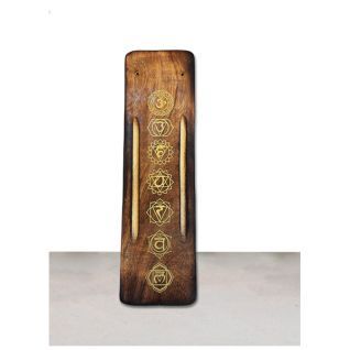Incensario TABLA madera Doble -7chakras